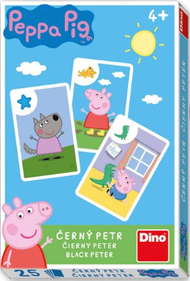 Dino Hrací karty Peppa Pig Černý Petr