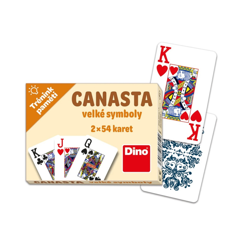 Canasta velké symboly (2x54 karet) - hra z kategorie Vzdělávací hry
