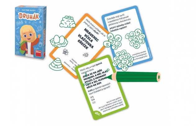 Dino chytré Kvízy Druhák Naučná hra