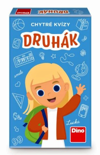 Dino chytré Kvízy Druhák Naučná hra