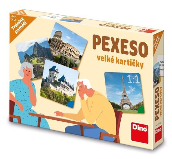 Trénink paměti: Památky pexeso DINO