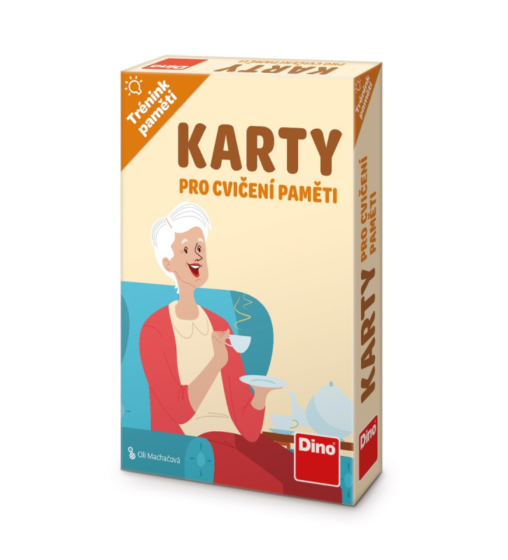 Trénink paměti: Karty pro cvičení paměti DINO