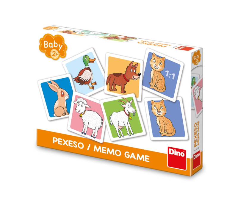 Dino Baby pexeso domácí zvířátka