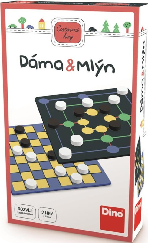 Cestovní hry - Dáma a mlýn