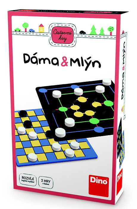 Cestovní hry - Dáma a mlýn