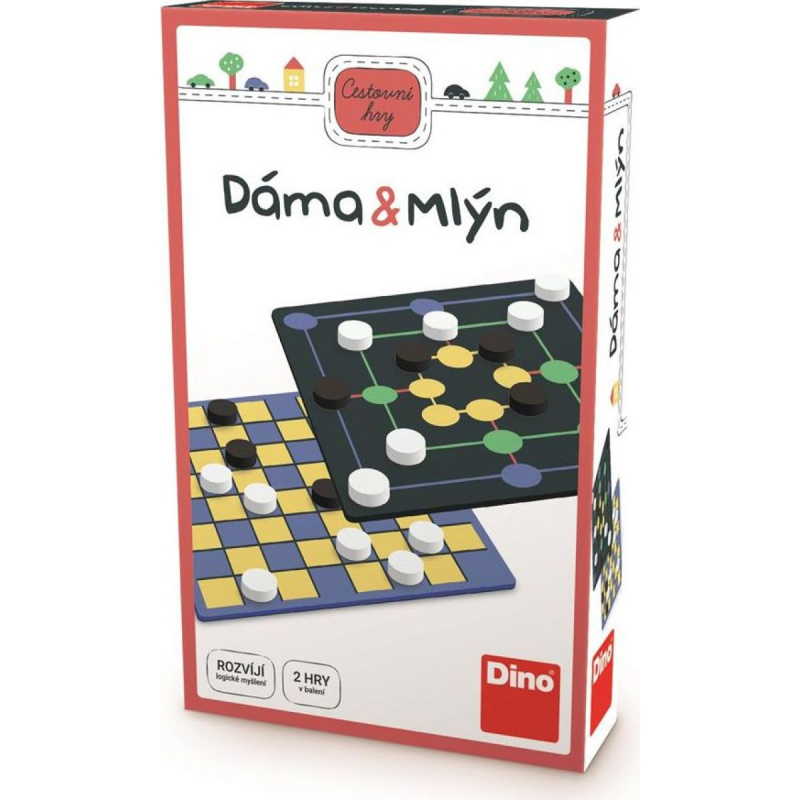 Cestovní hry - Dáma a mlýn