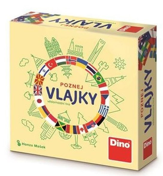 Cestovní společenská hra - Poznej vlajky
