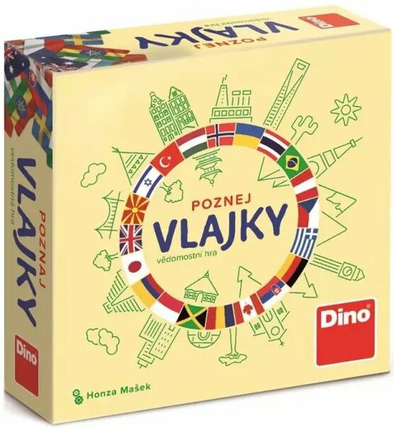 Cestovní společenská hra - Poznej vlajky