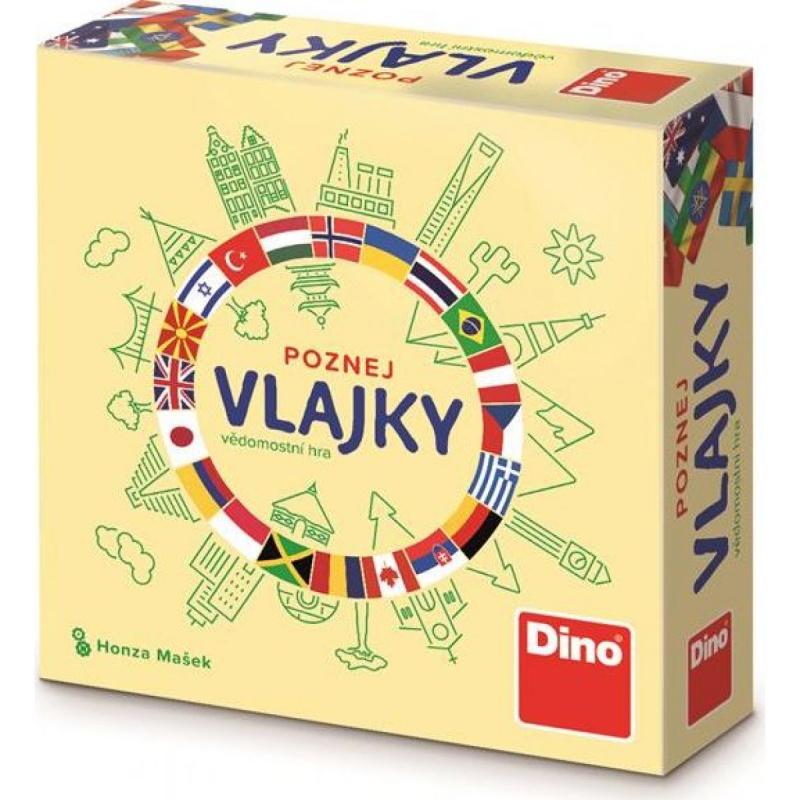 Cestovní společenská hra - Poznej vlajky