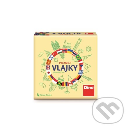 Cestovní společenská hra - Poznej vlajky