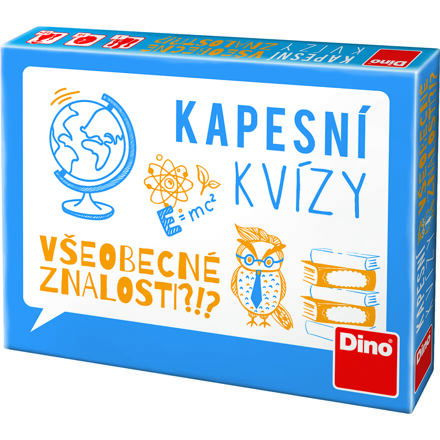 Cestovní společenská hra - Kapesní kvízy - všeobecné znalosti