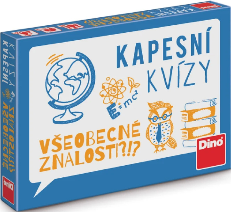 Cestovní společenská hra - Kapesní kvízy - všeobecné znalosti