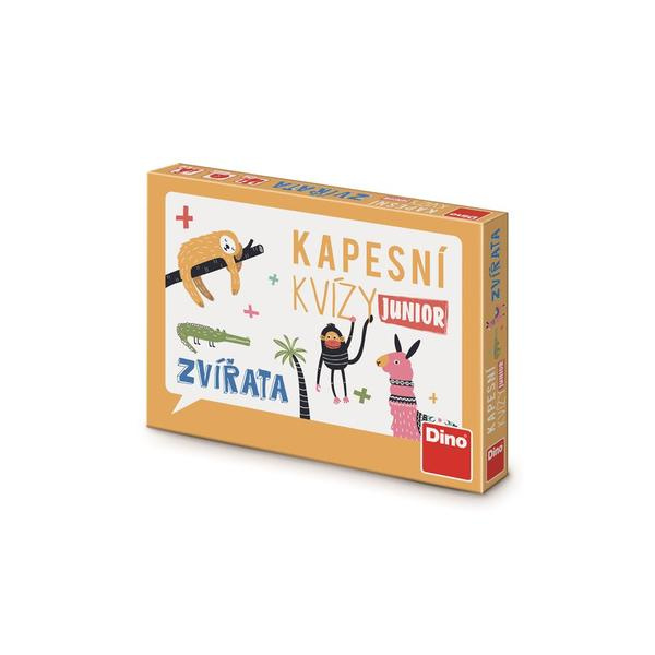 Cestovní společenská hra - Kapesní kvízy junior - zvířátka