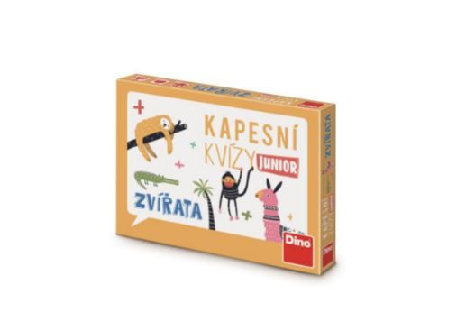 Cestovní společenská hra - Kapesní kvízy junior - zvířátka