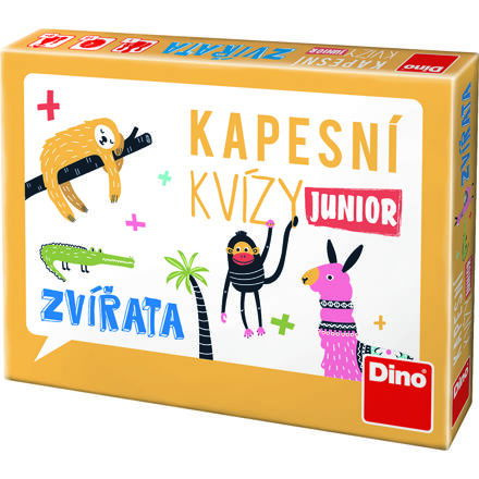 Cestovní společenská hra - Kapesní kvízy junior - zvířátka