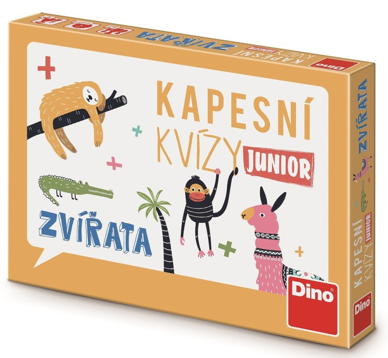 Cestovní společenská hra - Kapesní kvízy junior - zvířátka