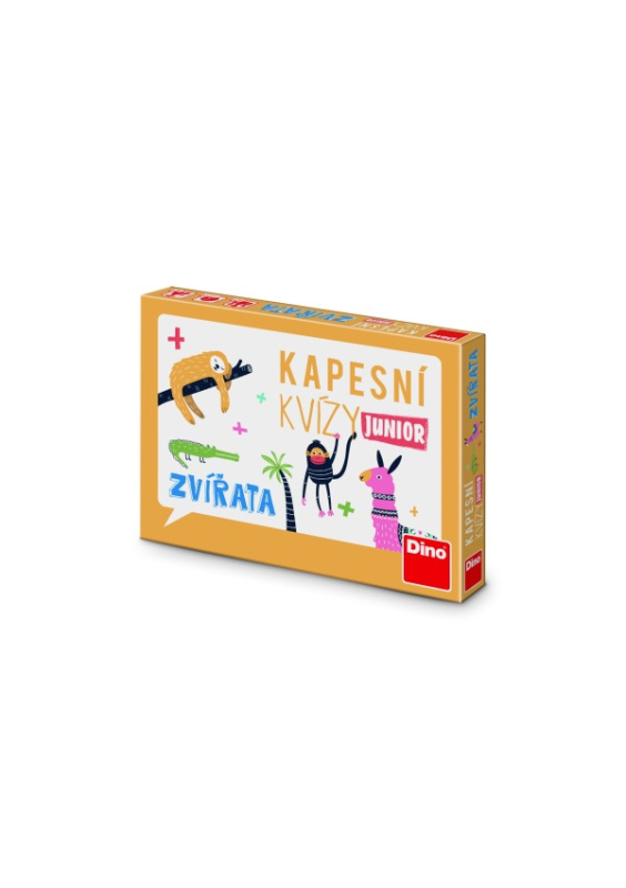 Cestovní společenská hra - Kapesní kvízy junior - zvířátka