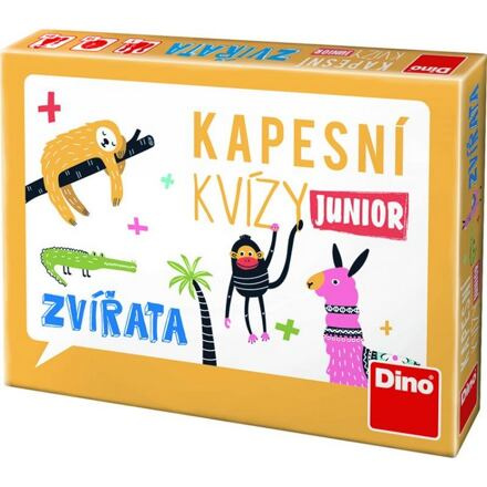 Cestovní společenská hra - Kapesní kvízy junior - zvířátka