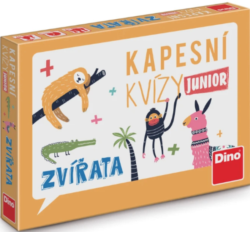 Cestovní společenská hra - Kapesní kvízy junior - zvířátka