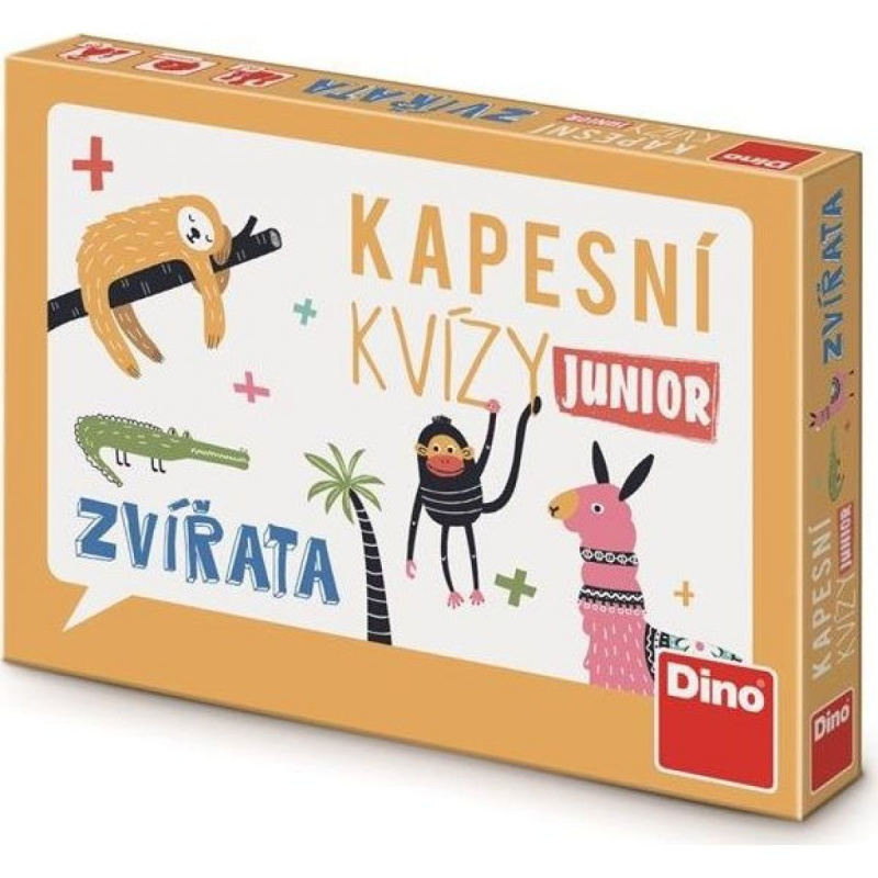 Cestovní společenská hra - Kapesní kvízy junior - zvířátka