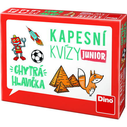 Cestovní společenská hra - Kapesní kvízy junior - chytrá hlavička