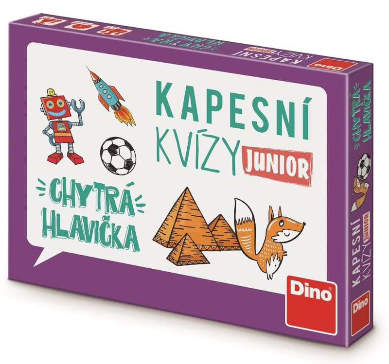 Cestovní společenská hra - Kapesní kvízy junior - chytrá hlavička