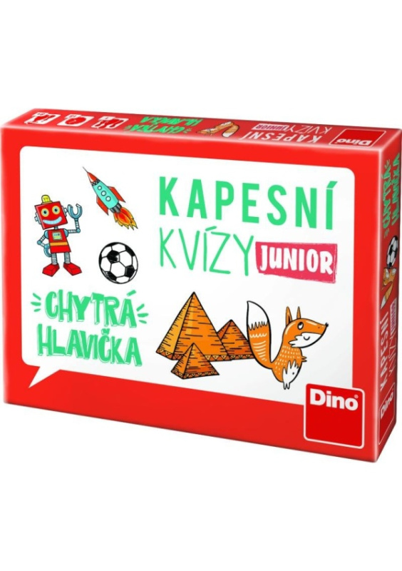 Cestovní společenská hra - Kapesní kvízy junior - chytrá hlavička