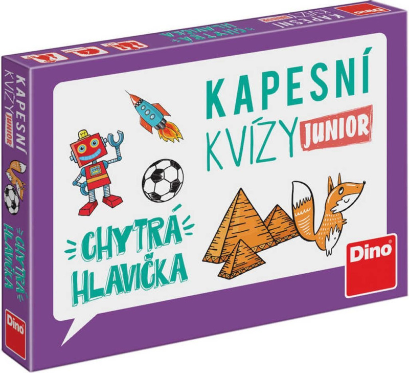 Cestovní společenská hra - Kapesní kvízy junior - chytrá hlavička