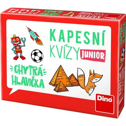 Cestovní společenská hra - Kapesní kvízy junior - chytrá hlavička