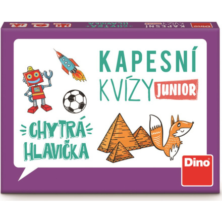Cestovní společenská hra - Kapesní kvízy junior - chytrá hlavička