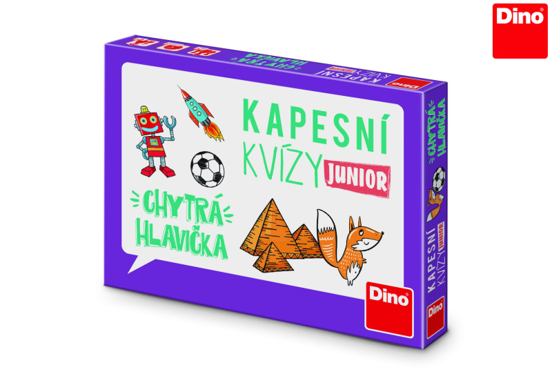 Cestovní společenská hra - Kapesní kvízy junior - chytrá hlavička