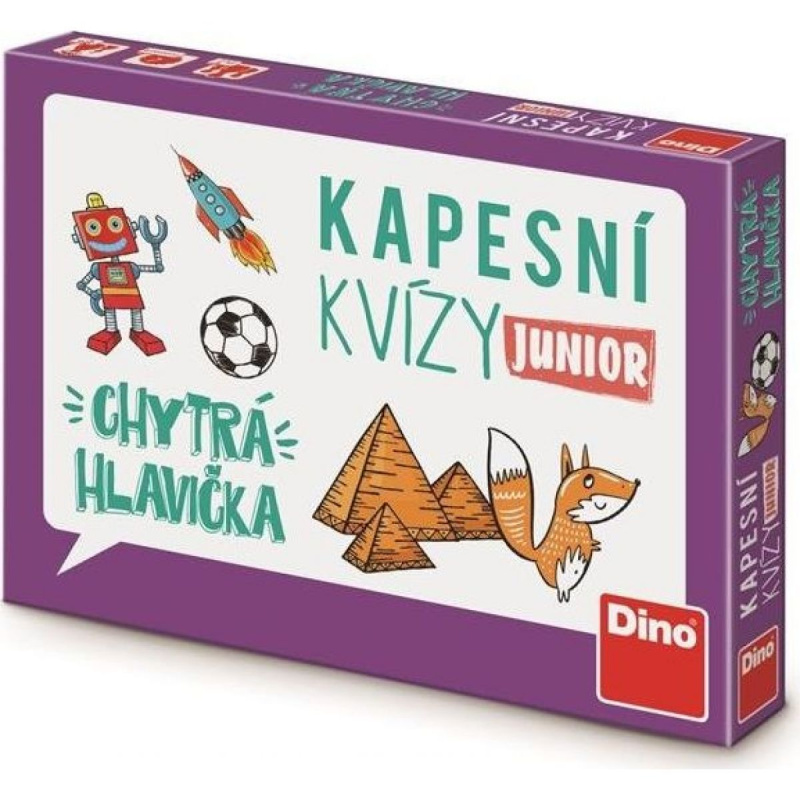 Cestovní společenská hra - Kapesní kvízy junior - chytrá hlavička