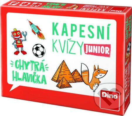 Cestovní společenská hra - Kapesní kvízy junior - chytrá hlavička