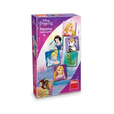 Pexeso Princezny 48 kartiček společenská hra v krabičce 12x18x3,5cm