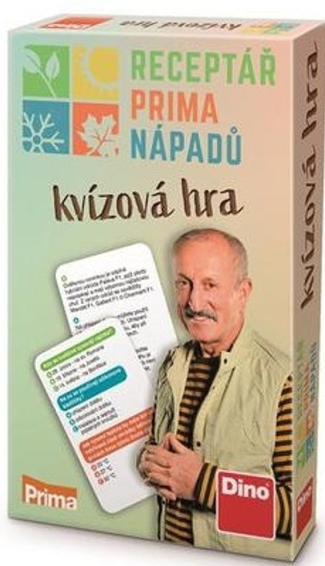 Receptář prima nápadů kvízová cestovní hra v krabičce 11,5x18x3,5cm