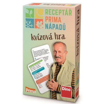 Receptář prima nápadů kvízová cestovní hra v krabičce 11,5x18x3,5cm