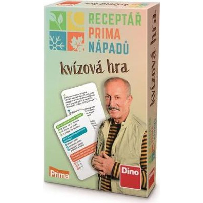 Receptář prima nápadů kvízová cestovní hra v krabičce 11,5x18x3,5cm