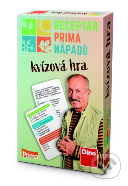 Receptář prima nápadů kvízová cestovní hra v krabičce 11,5x18x3,5cm
