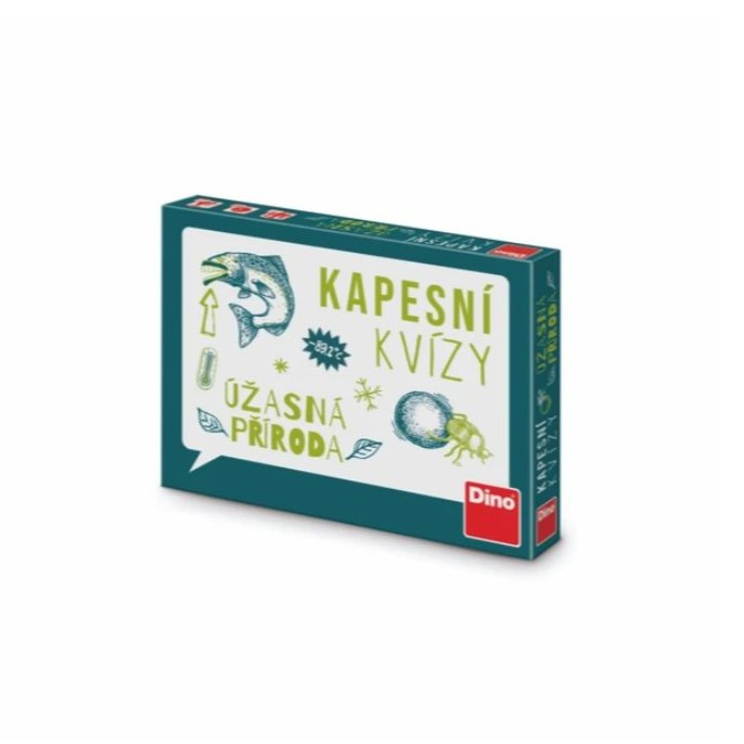 Kapesní kvízy Úžasná příroda společenská hra v krabičce 13,5x10x2cm