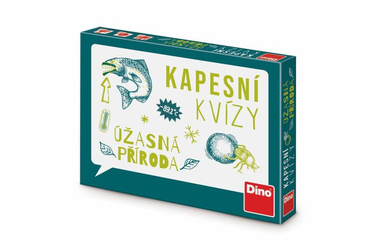 Kapesní kvízy Úžasná příroda společenská hra v krabičce 13,5x10x2cm