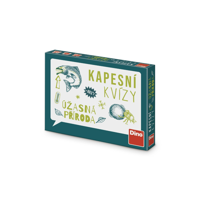 Kapesní kvízy Úžasná příroda společenská hra v krabičce 13,5x10x2cm