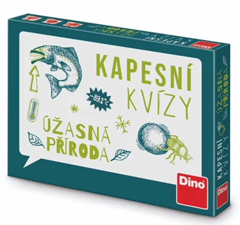 Kapesní kvízy Úžasná příroda společenská hra v krabičce 13,5x10x2cm