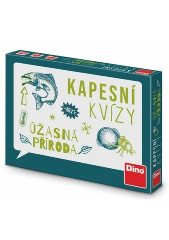 Kapesní kvízy Úžasná příroda společenská hra v krabičce 13,5x10x2cm