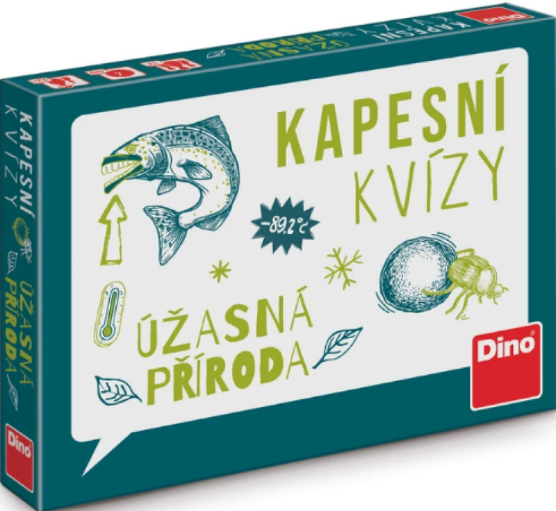 Kapesní kvízy Úžasná příroda společenská hra v krabičce 13,5x10x2cm
