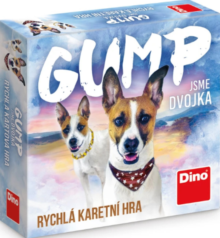 Gump jsme dvojka cestovní společenská hra v krabičce 13x13x4cm