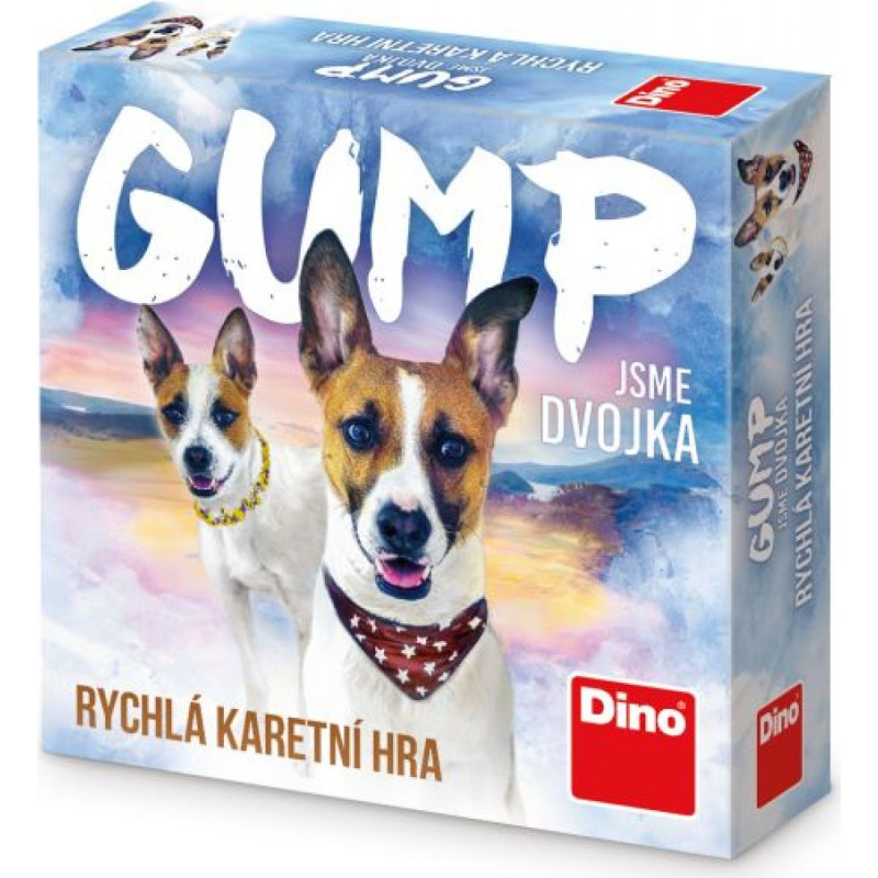 Gump jsme dvojka cestovní společenská hra v krabičce 13x13x4cm