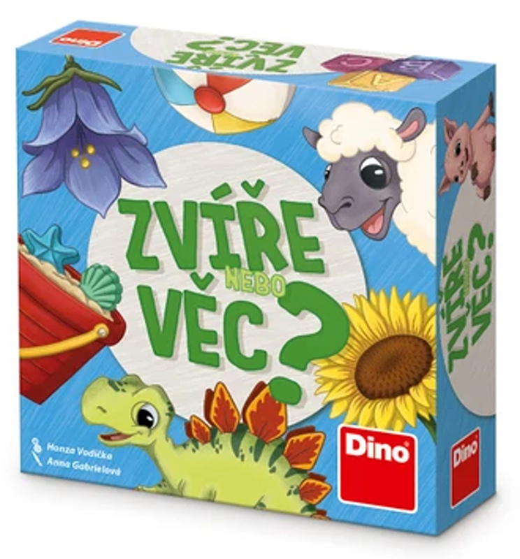 DINO Cestovní hra Zvíře nebo věc?