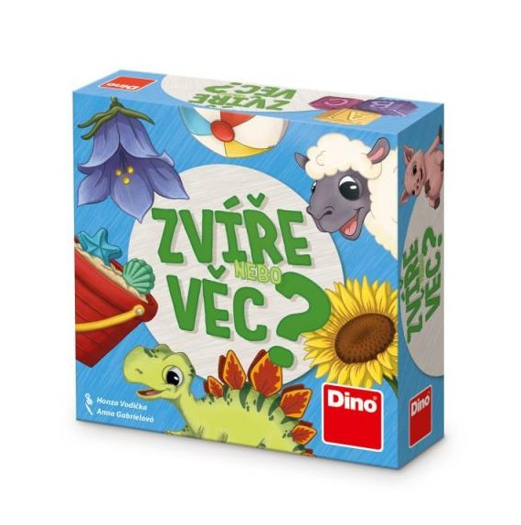 DINO Cestovní hra Zvíře nebo věc?