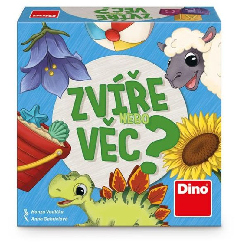 DINO Cestovní hra Zvíře nebo věc?