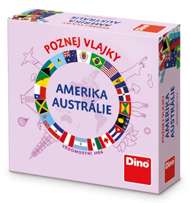 POZNEJ VLAJKY AMERIKA A AUSTRÁLIE Cestovní hra